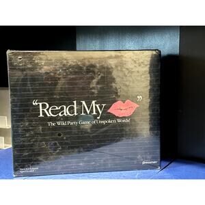 New & Unopened "Read My Lips" board game